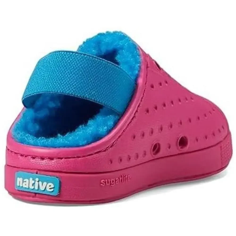 Native Shoes Jefferson Cozy Toddler 5 M Radberry Pink Heel Strap Clogs HTAT1709